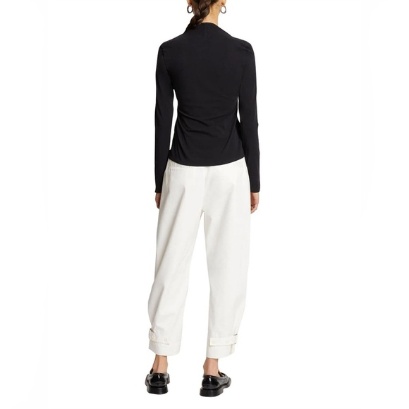PROENZA SCHOULER WHITE LABEL LONG SLEEVE KEYHOLE TOP - Picture 4 of 5